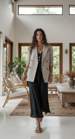 Blazer Gio Oversize de Rayón