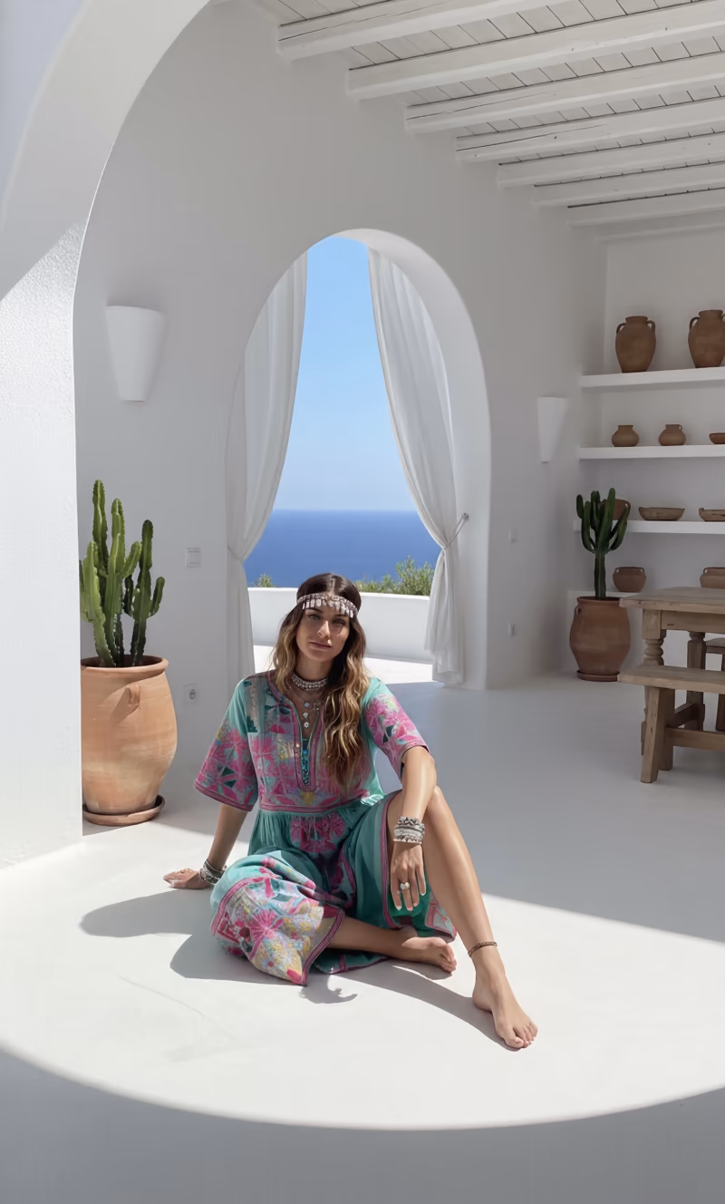 Descubre el Vestido Oversize Bordado Arami - Bild 6