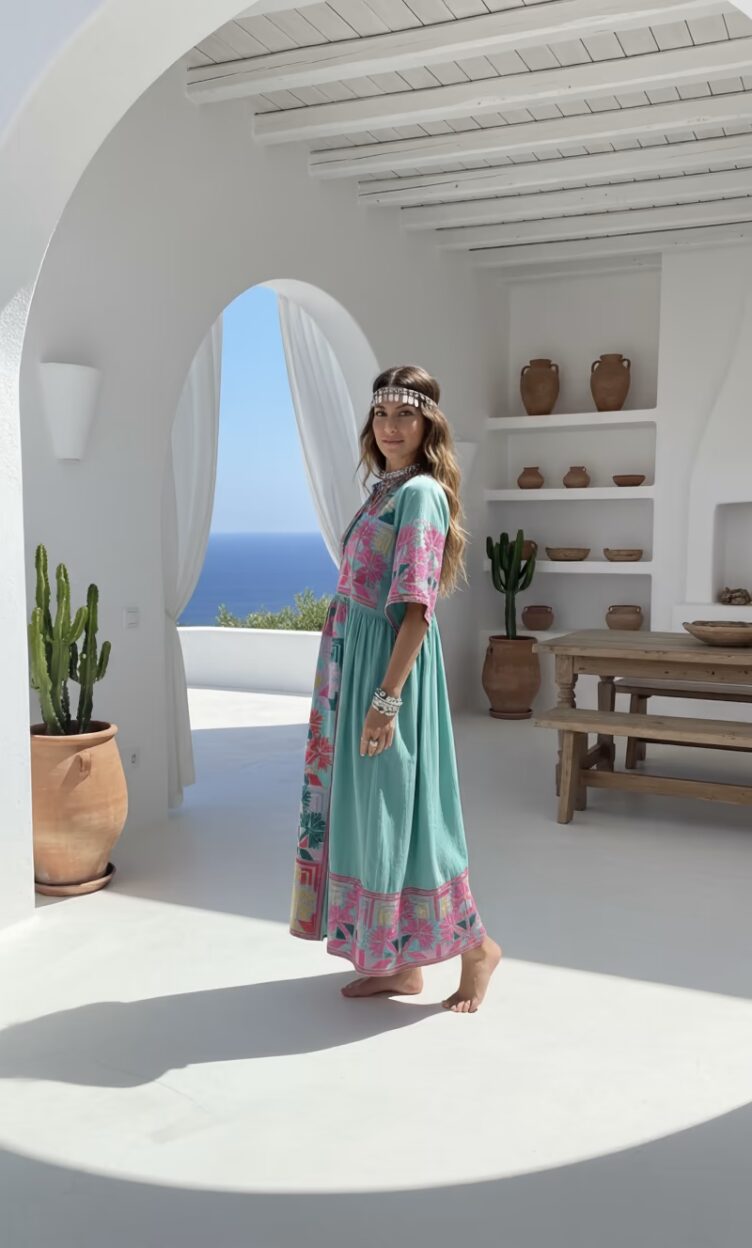 Descubre el Vestido Oversize Bordado Arami - Εικόνα 5