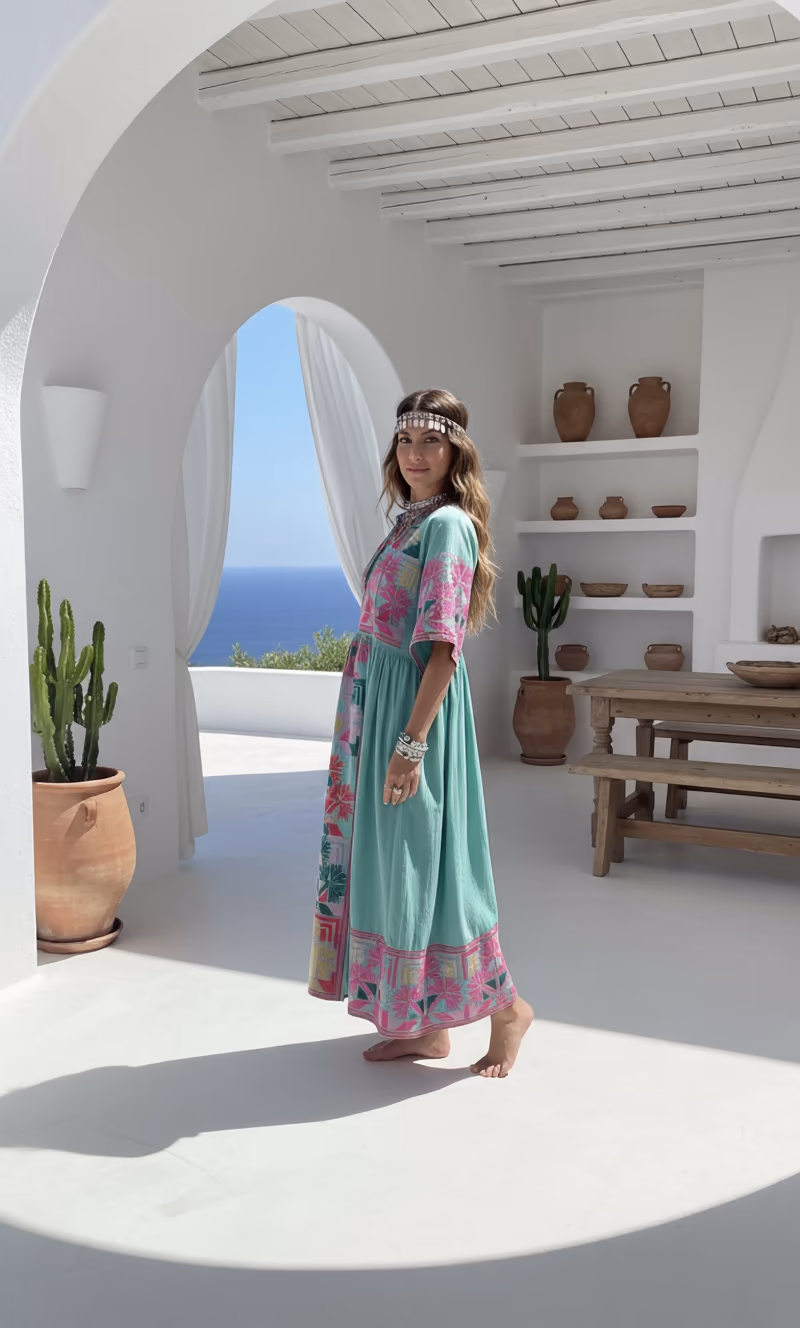 Descubre el Vestido Oversize Bordado Arami - Bild 5