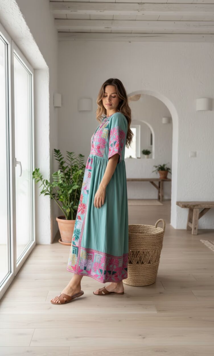 Descubre el Vestido Oversize Bordado Arami - Εικόνα 8