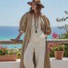 gabardina impermeable mujer