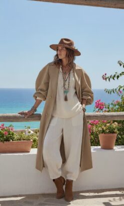 gabardina impermeable mujer