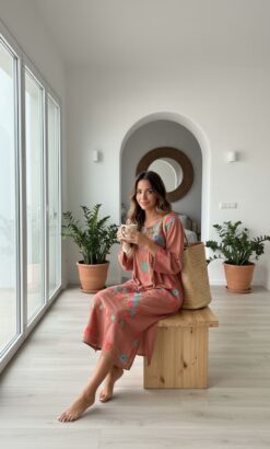 Alternative Ansicht von Vestido Savona Bordado de Algodón - Hecho en India