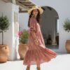 robe oversize à volants