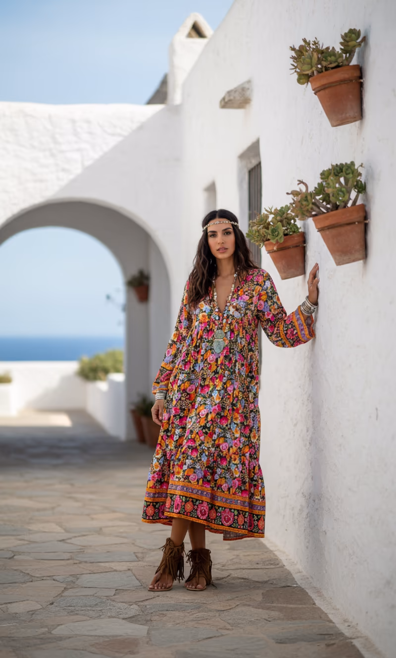 Descubre el Espectacular Vestido Tao de Volantes - Image 4