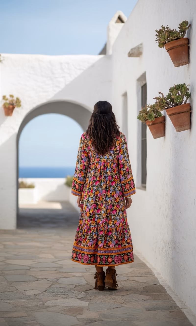 Descubre el Espectacular Vestido Tao de Volantes - Image 3