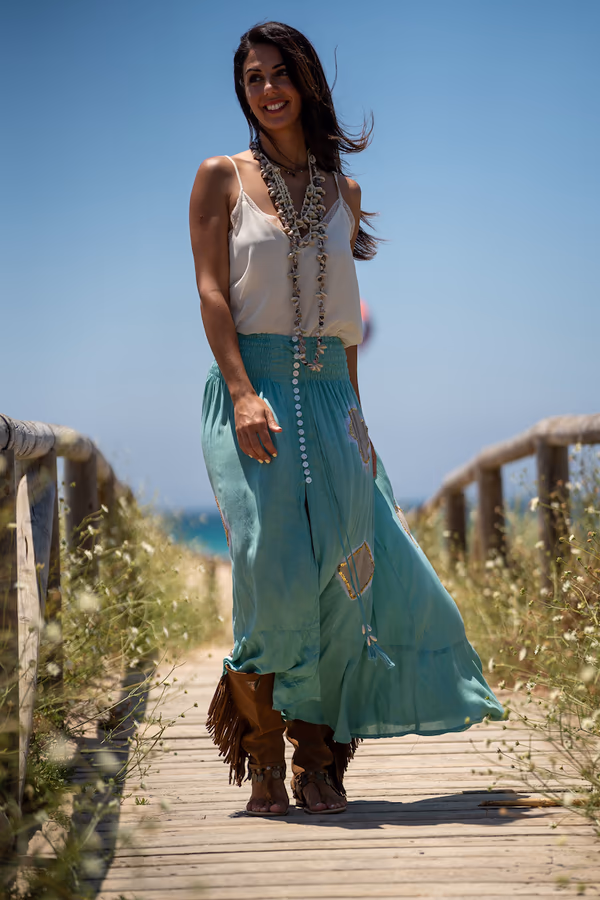 falda larga boho lanzarote