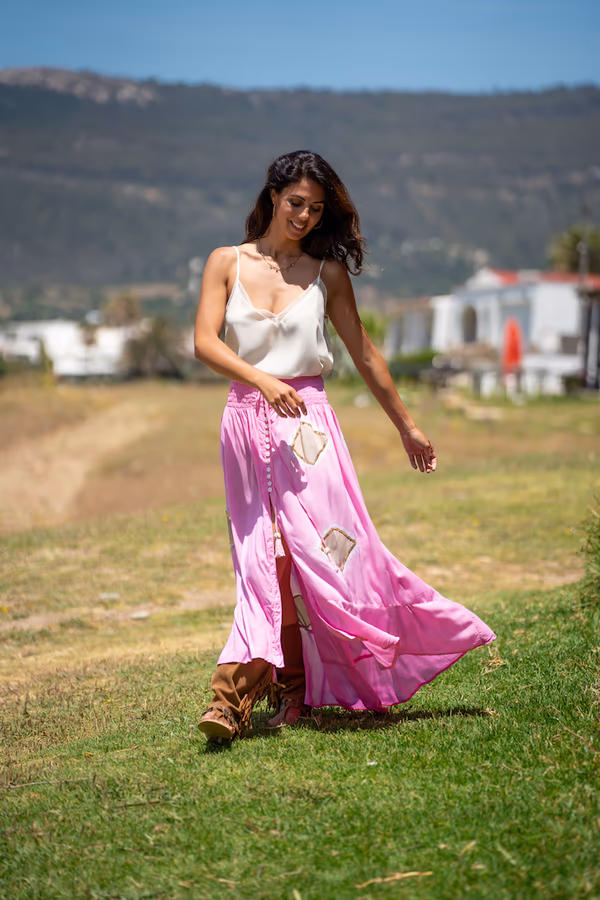 Falda Larga Boho Lanzarote - Imagen 7