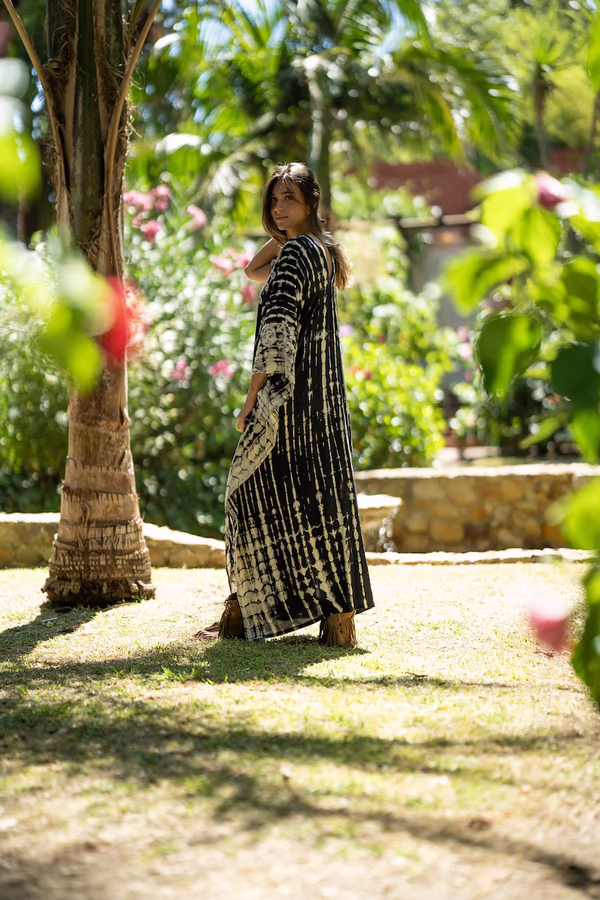Maxi Kaftan Bordado Waikiki - Imagen 4