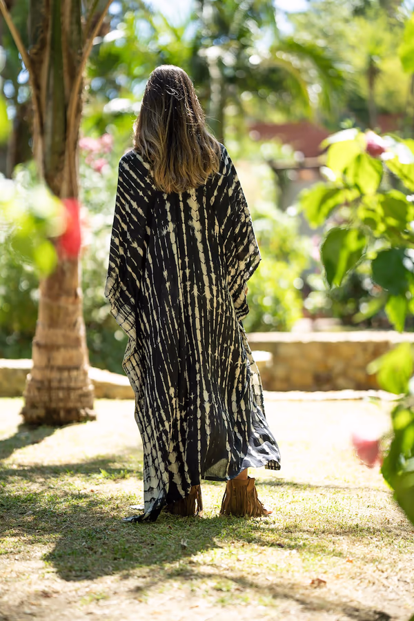 Maxi Kaftan Bordado Waikiki - Imagen 3