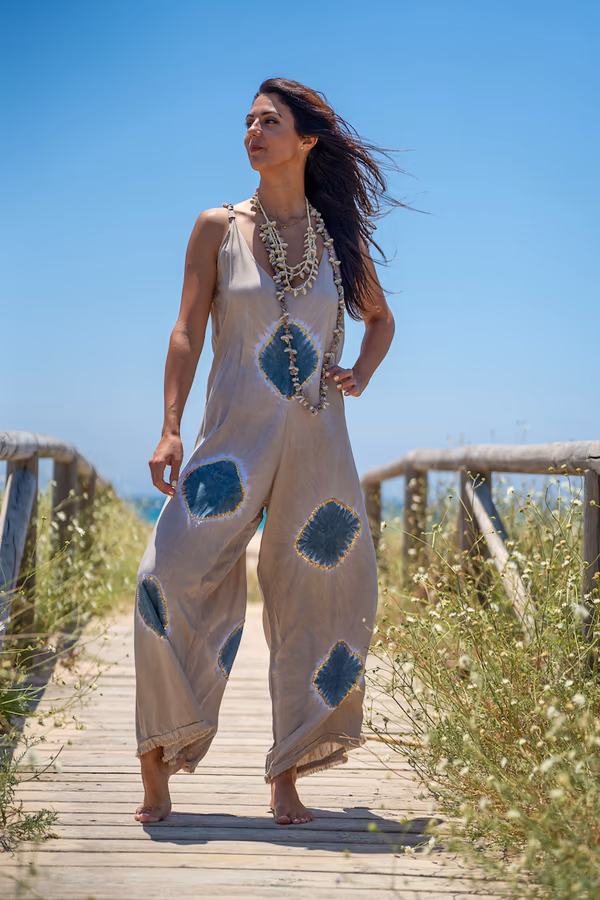 Maxi Mono Largo Boho Lanzarote - Imagen 4