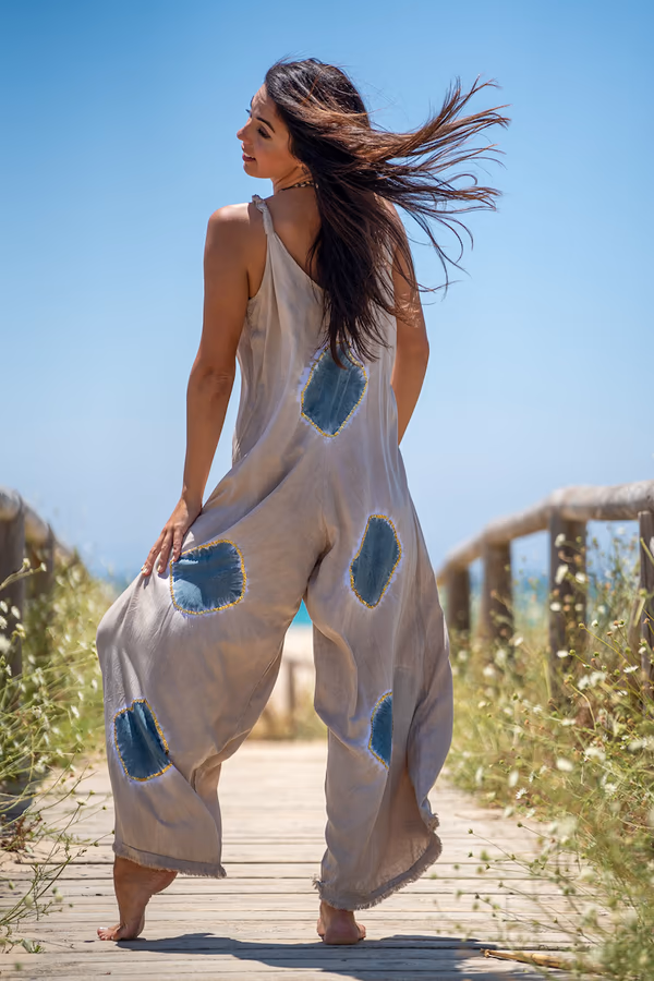 Maxi Mono Largo Boho Lanzarote - Imagen 5