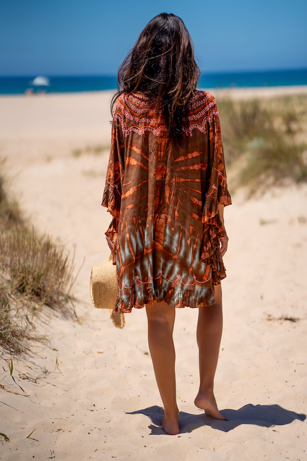 Poncho Bordado Waikiki - Imagen 7