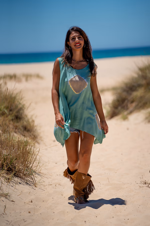top boho mujer