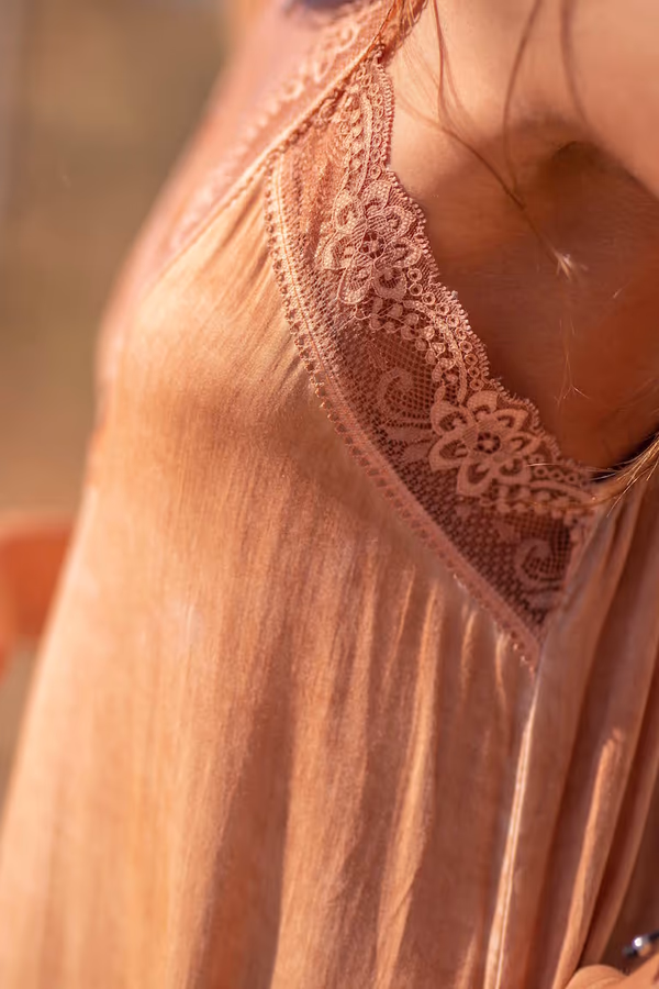 Vestido Lencero Encaje - Imagen 8