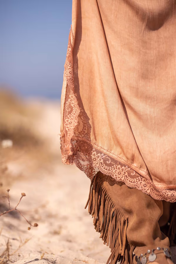 Vestido Lencero Encaje - Imagen 9