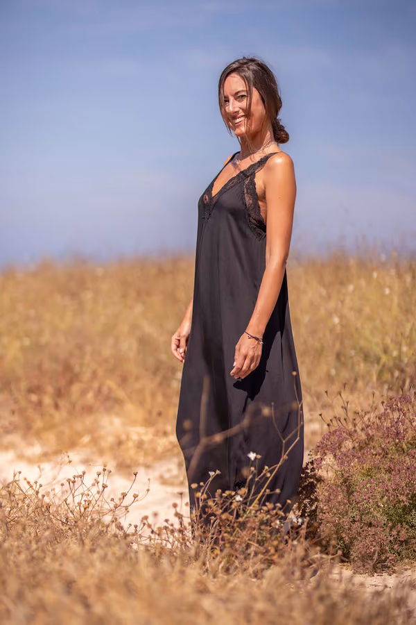 Vestido Lencero Encaje - Imagen 14