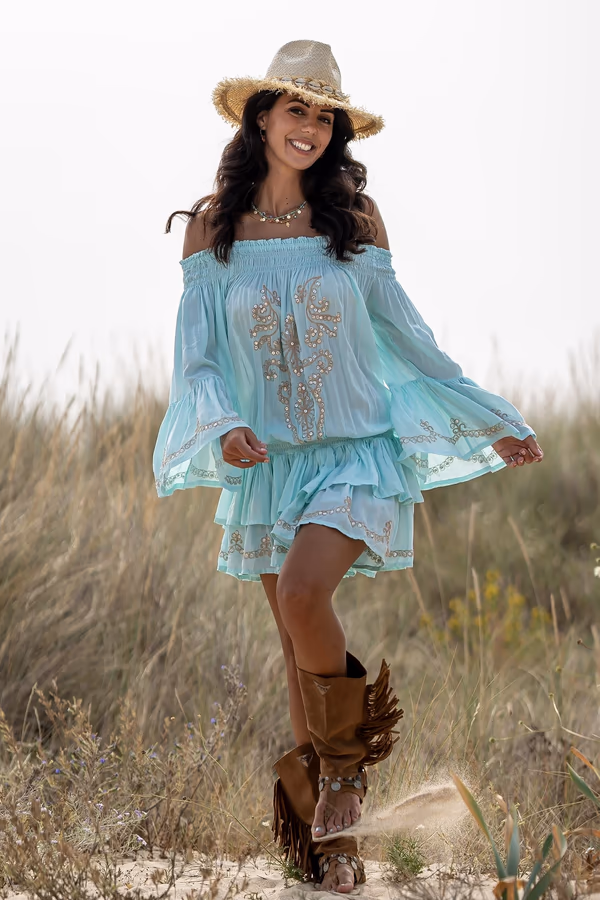 Vestido Hombros Descubiertos Maui - Imagen 9