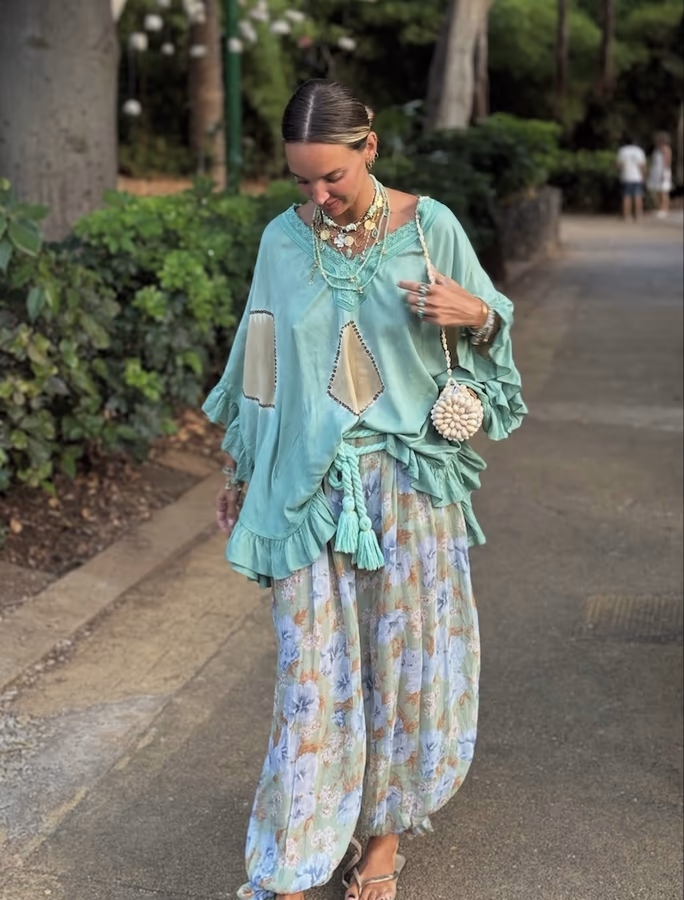 Poncho Boho Bali Modelo Lanzarote - Imagen 4