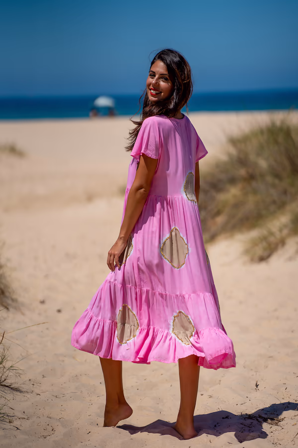 Vestido Midi Volantes Lanzarote - Imagen 8