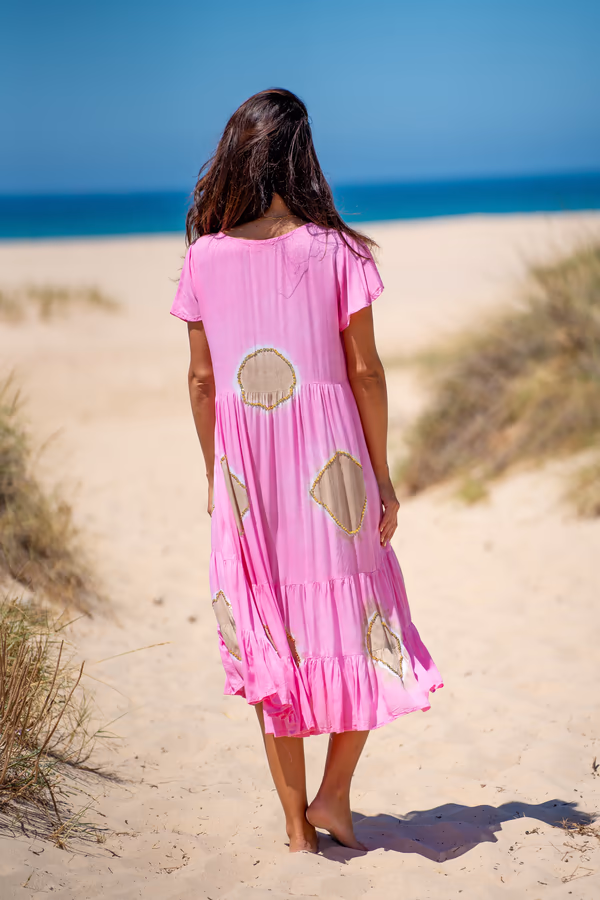 Vestido Midi Volantes Lanzarote - Imagen 7