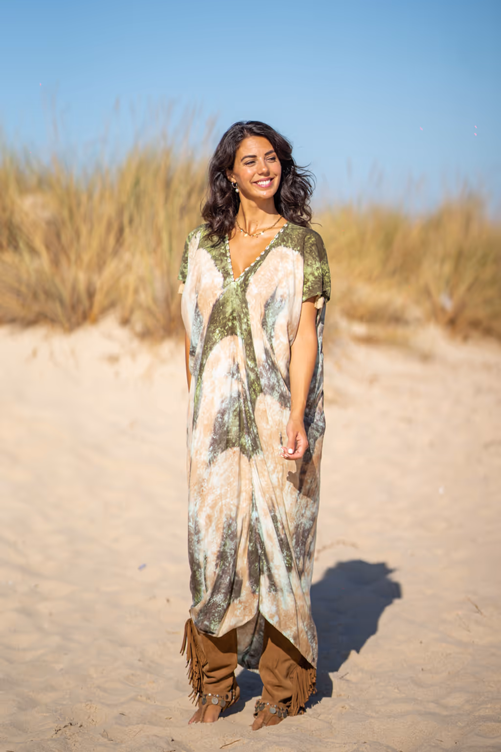 Kaftan hecho a mano Aloha - Imagen 19