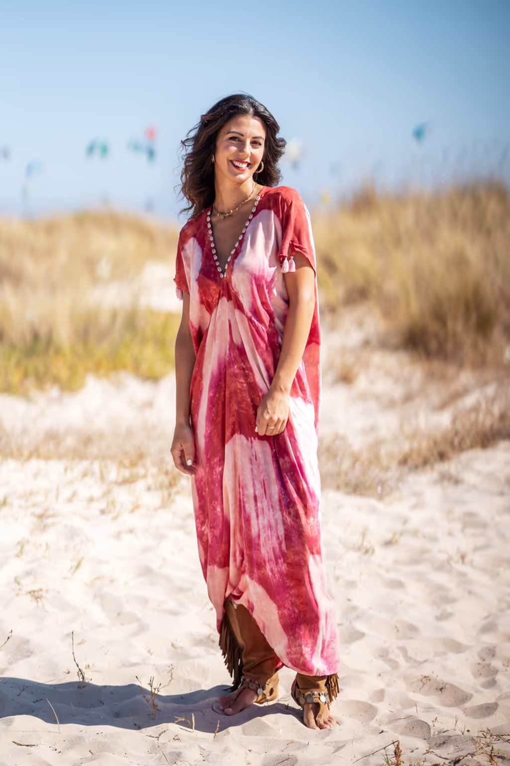 kaftan hecho a mano Aloha