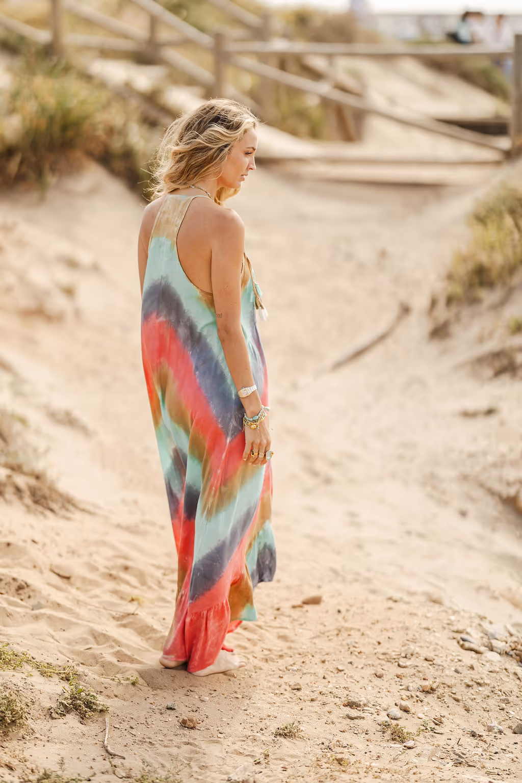 Vestido Largo Formentera con Pompones - Imagen 10