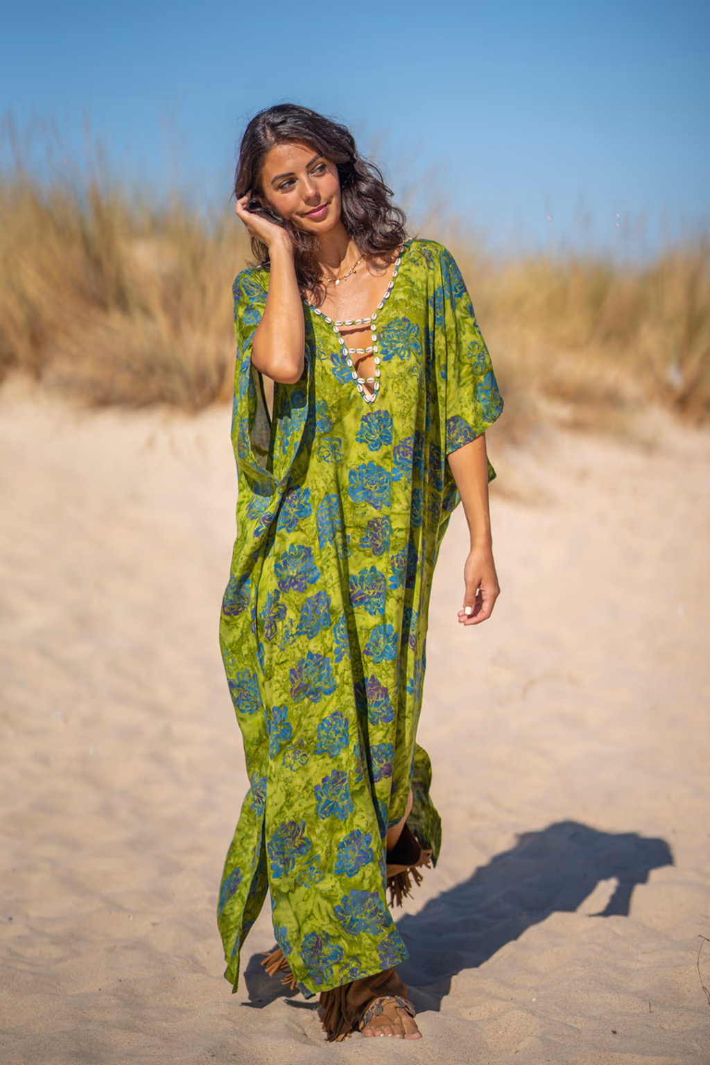 Maxi Túnica con conchas Olivia - Εικόνα 9