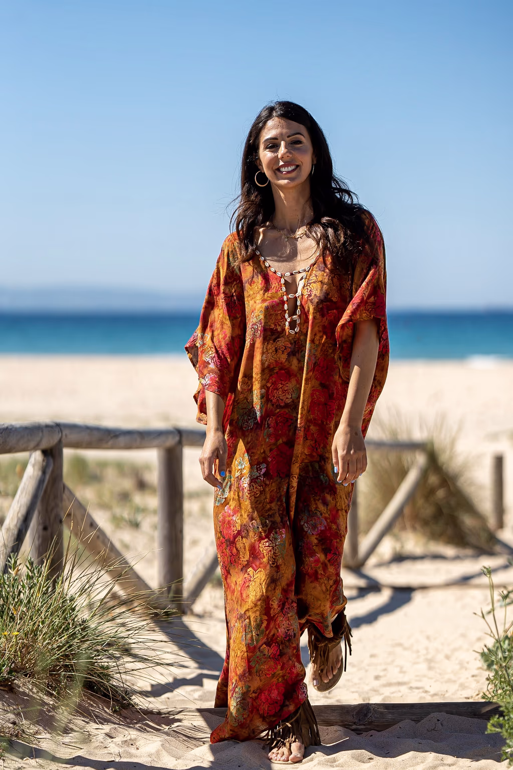 Maxi Túnica con conchas Olivia - Εικόνα 22