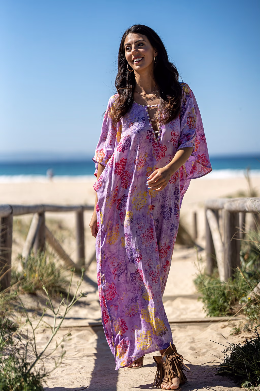 Maxi Túnica con conchas Olivia - Εικόνα 16