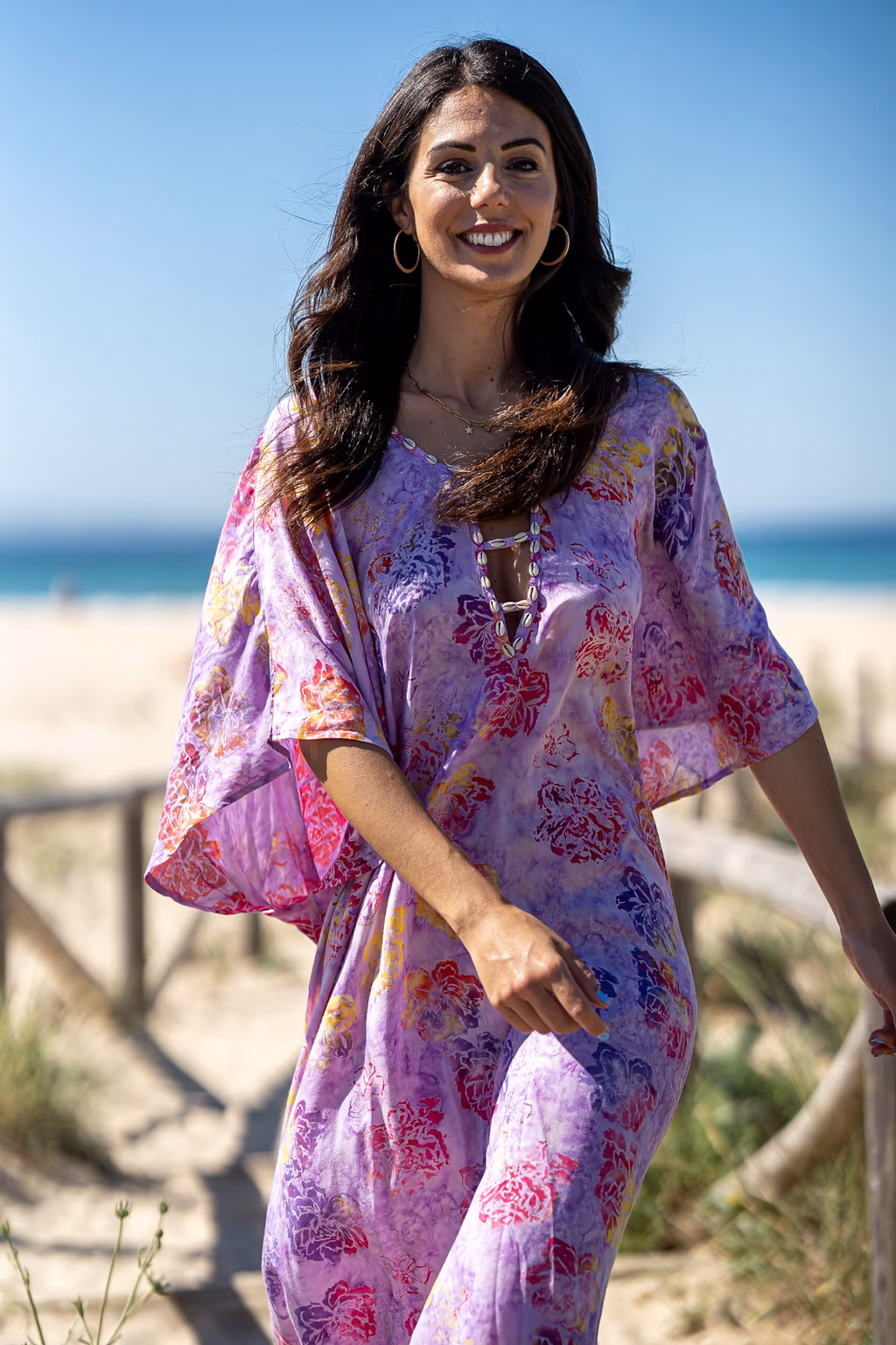 Maxi Túnica con conchas Olivia - Εικόνα 17